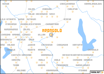 map of Mpongolo