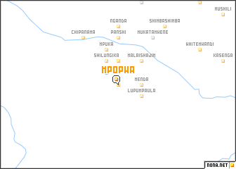 map of Mpopwa