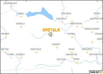 map of Mpotula