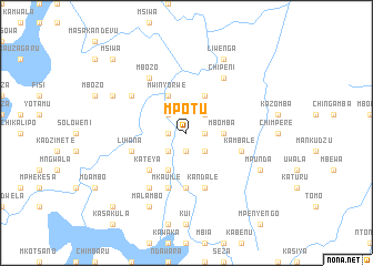 map of Mpotu