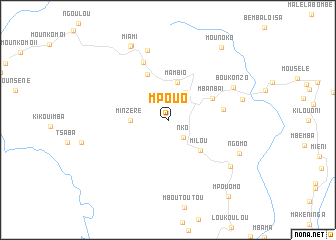 map of Mpouo