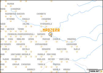 map of Mpozera