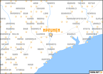 map of Mprumem