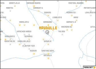 map of Mpudulle