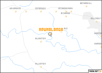 map of Mpumalanga