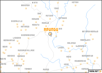 map of Mpundu