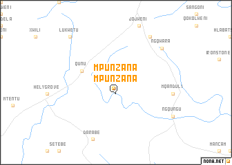 map of Mpunzana