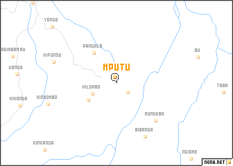 map of Mputu