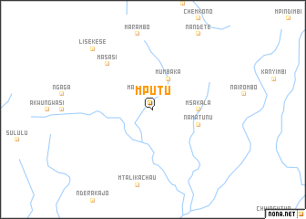 map of Mputu