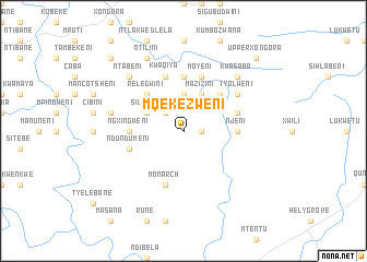 map of Mqekezweni