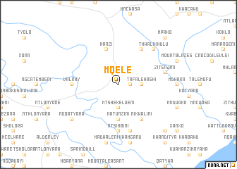 map of Mqele