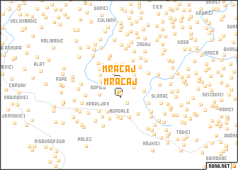 map of Mraćaj