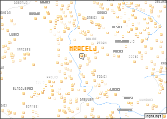 map of Mracelj