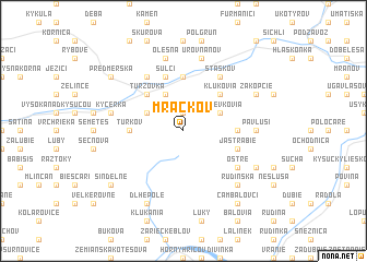 map of Mračkov