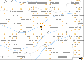 map of Mrâj