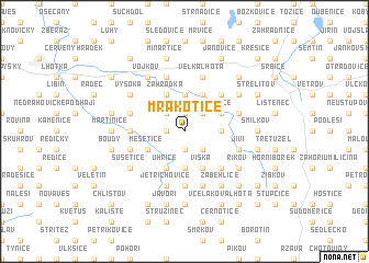 map of Mrákotice