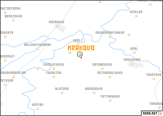 map of Mrakovo