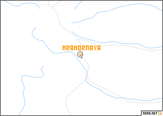 map of Mramornaya