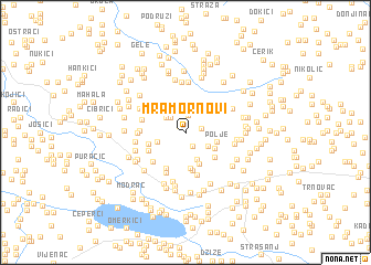 map of Mramor Novi