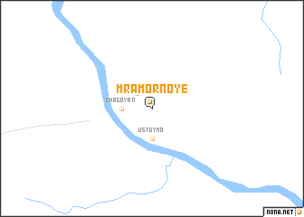 map of Mramornoye