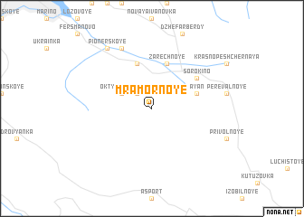 map of Mramornoye