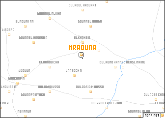 map of Mraouna