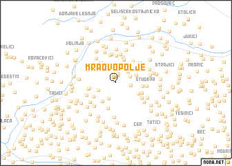 map of Mraovo Polje