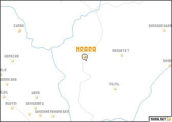 map of Mrara