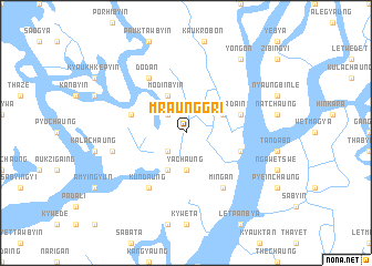 map of Mraunggri