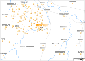 map of Mrayun