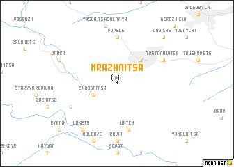 map of Mrazhnitsa