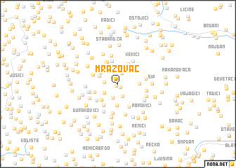 map of Mrazovac