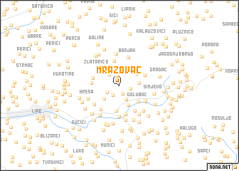 map of Mrazovac