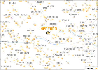 map of Mrčev Do