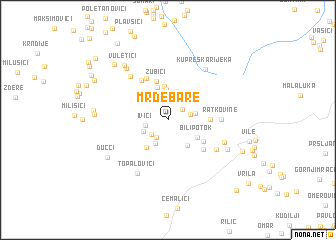 map of Mrđebare