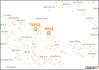 map of Mrđe