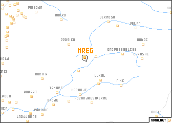 map of Mreg