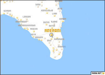map of Mrémani