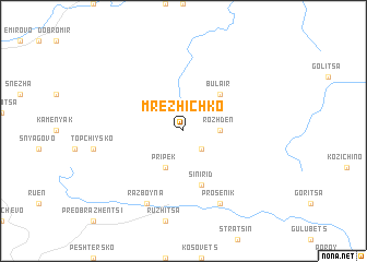 map of Mrezhichko