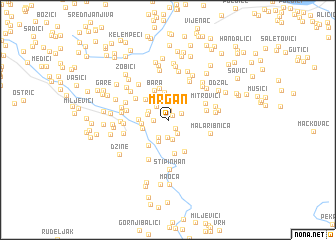 map of Mrgan