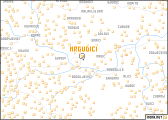 map of Mrgudići