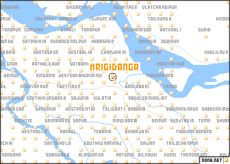 map of Mrigidānga