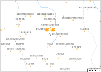 map of Mrija