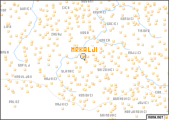 map of Mrkalji