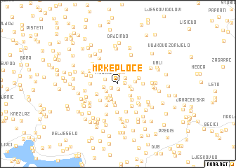 map of Mrke Ploče