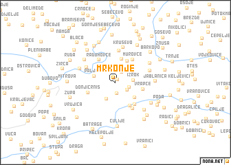 map of Mrkonje