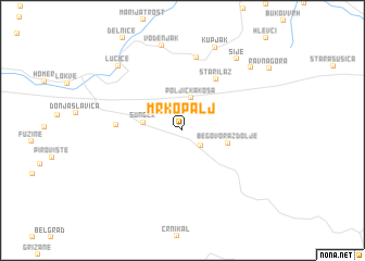 map of Mrkopalj