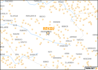 map of Mrkov