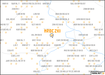 map of Mroczki