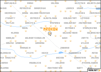 map of Mroków